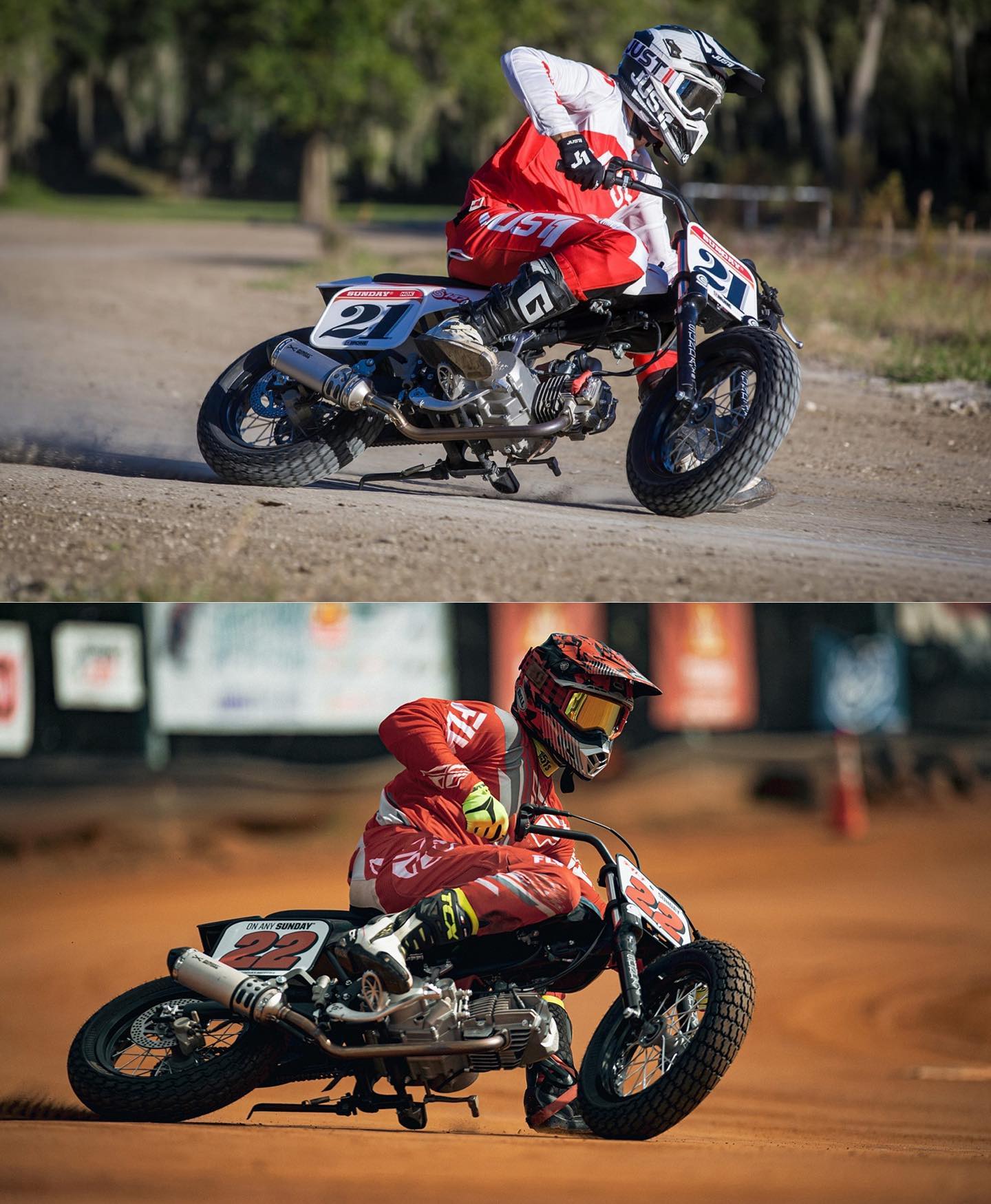 21’ SESSION vs 22’ SESSION 😜
—
#sundaymotors #flattrack #moto #ycf #motorcycle